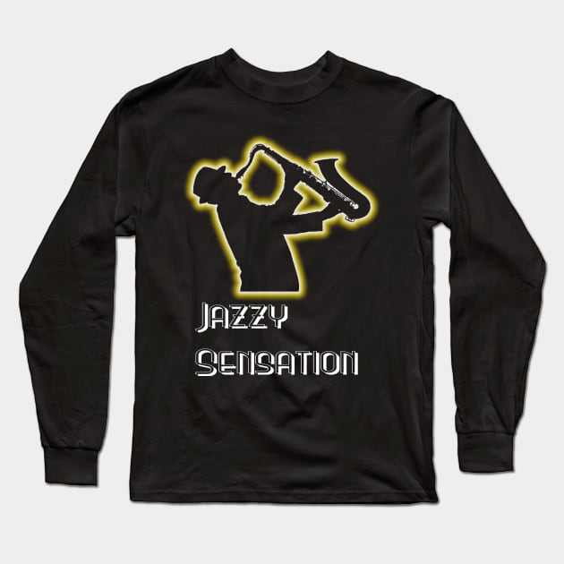 Jazzy Sensation Long Sleeve T-Shirt by djmrice